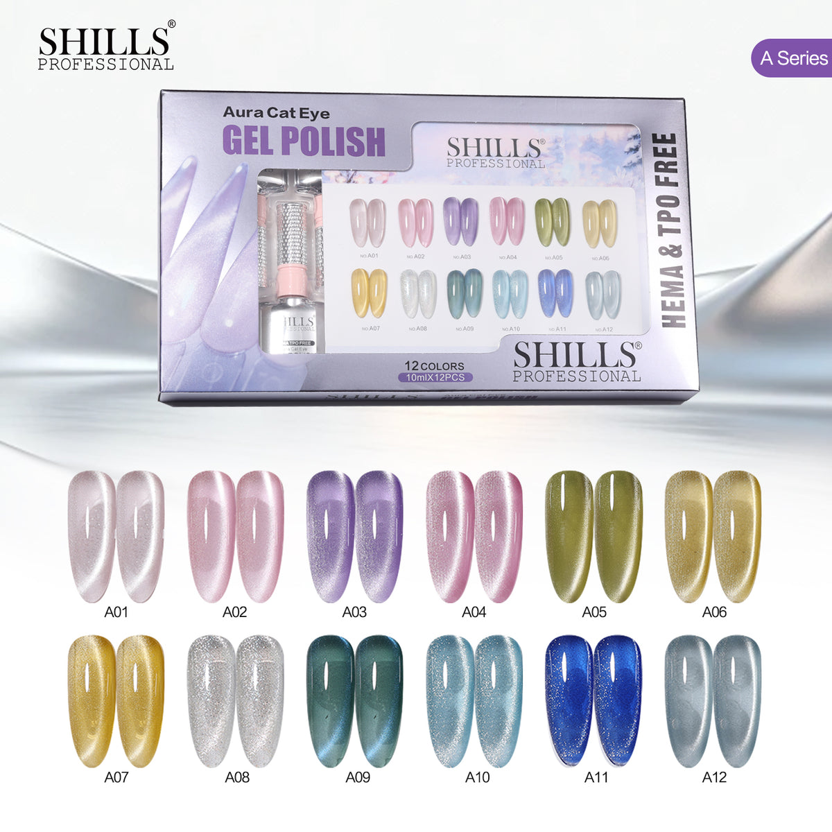 AURA CAT EYE GEL POLISH SET