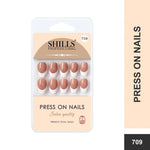 Press On Nail Arts Oval(SPN708-SPN720) - Shills Professional