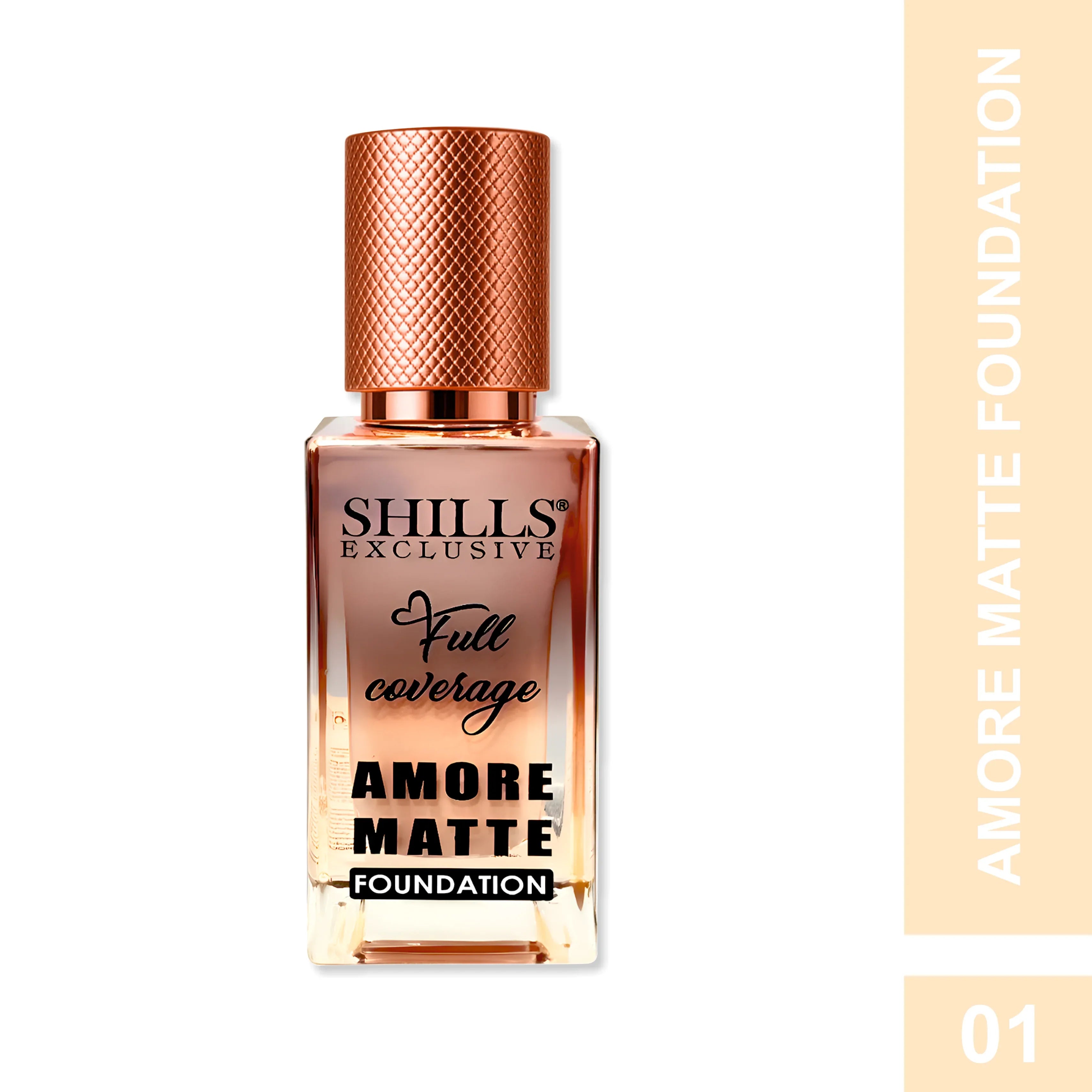 Full Coverage Amore Matte Foundation - Shills Professional