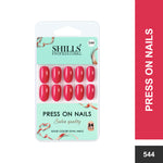 Glossy Solid Color Nails Oval(SPN527-SPN552) - Shills Professional