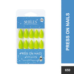 Glossy Solid Color Nails Sharp Almond(SPN631-SPN656) - Shills Professional