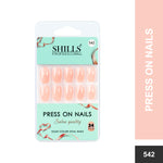 Glossy Solid Color Nails Oval(SPN527-SPN552) - Shills Professional