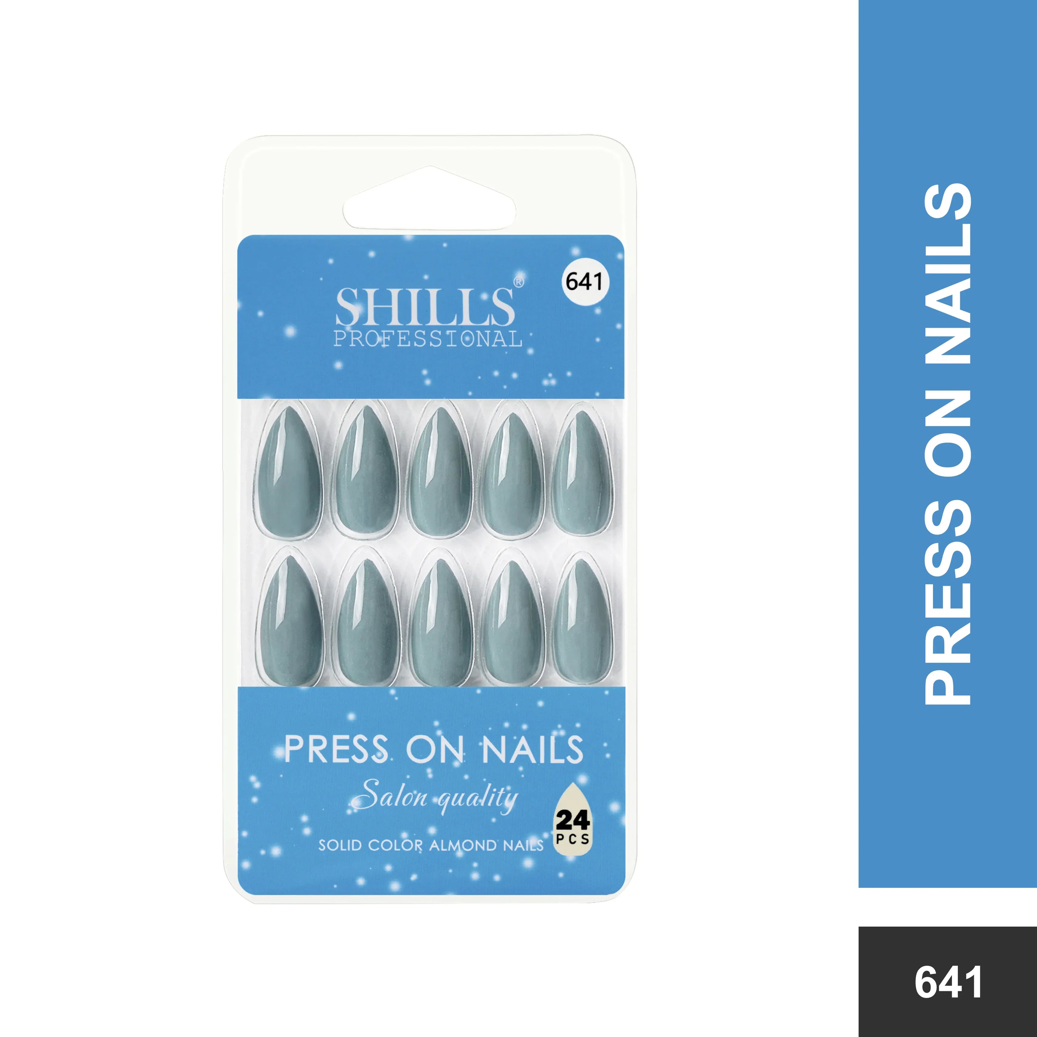 Glossy Solid Color Nails Sharp Almond(SPN631-SPN656) - Shills Professional