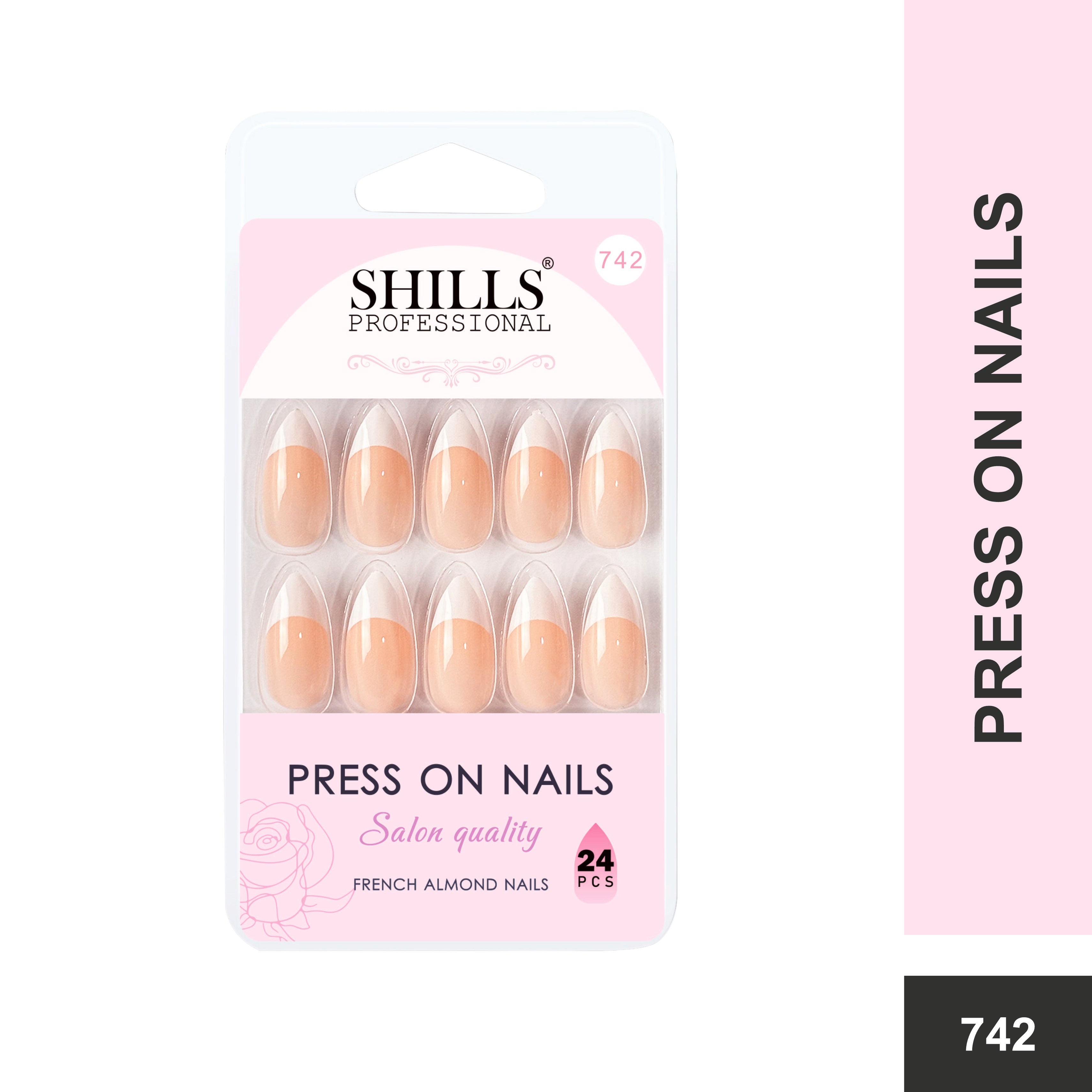 French Press On Nails Sharp Almond (Spn734-Spn746)