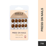 Press On Nail Arts Oval(SPN708-SPN720) - Shills Professional