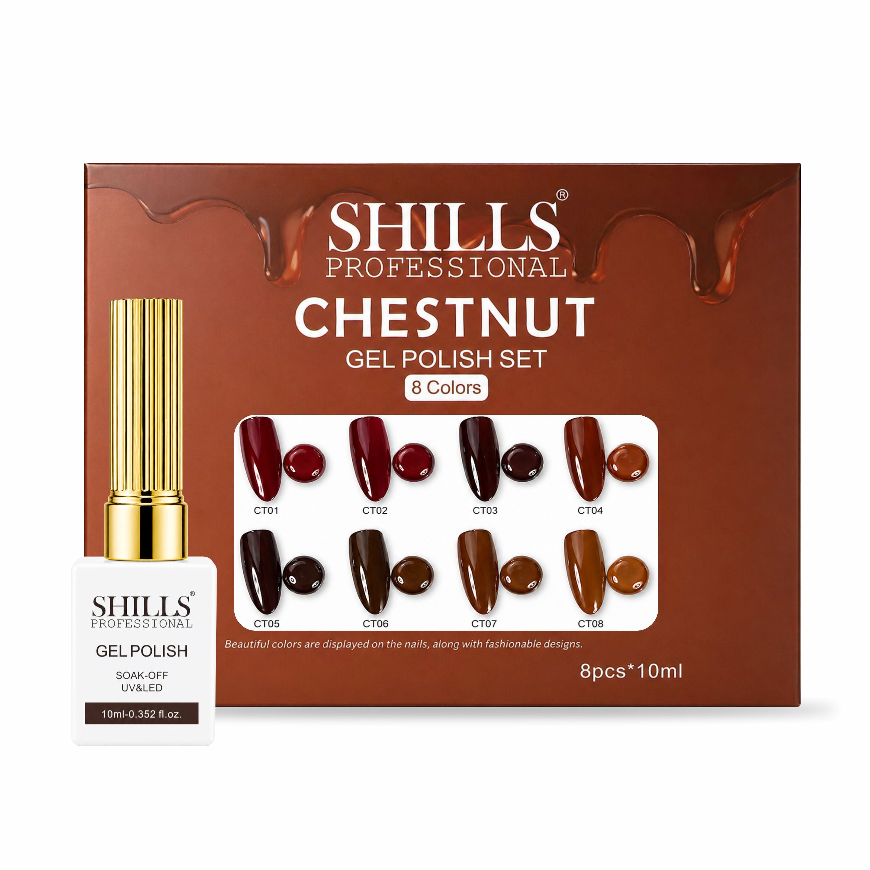 Chestnut Gel Polish Set