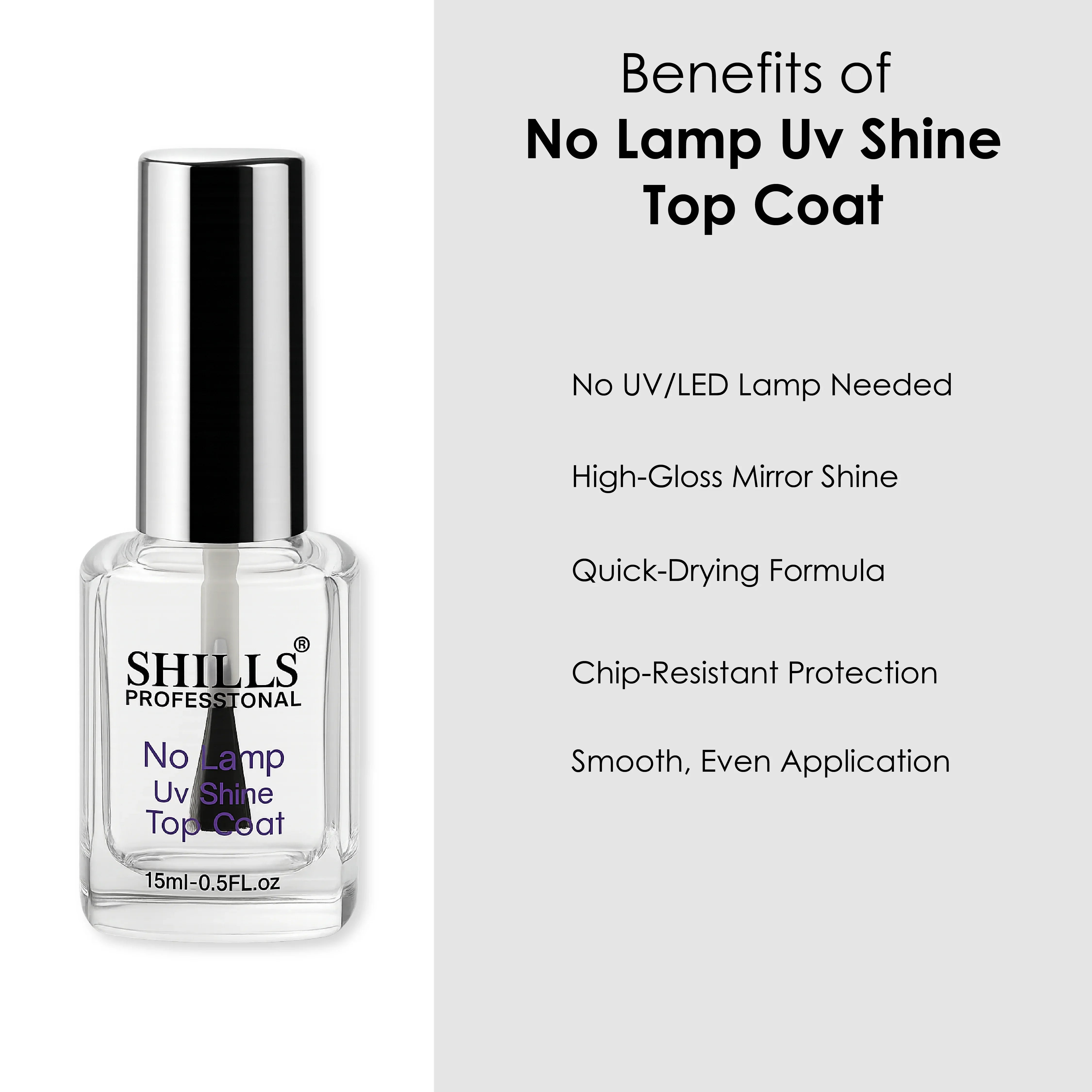 No Lamp Top Coat - Shills Professional