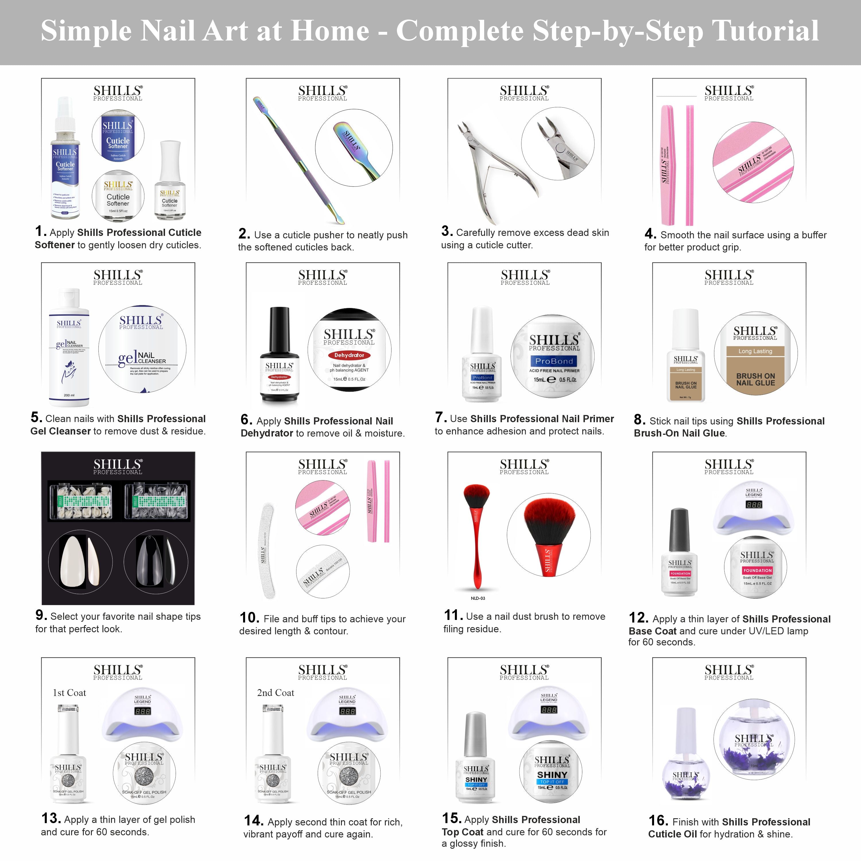SHILLS PROFESSIONAL UV/LED Platinum Gel Polish 15ml