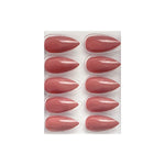 Glossy Solid Color Nails Sharp Almond(SPN605-SPN630) - Shills Professional