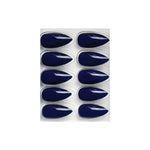 Glossy Solid Color Nails Sharp Almond(SPN605-SPN630) - Shills Professional