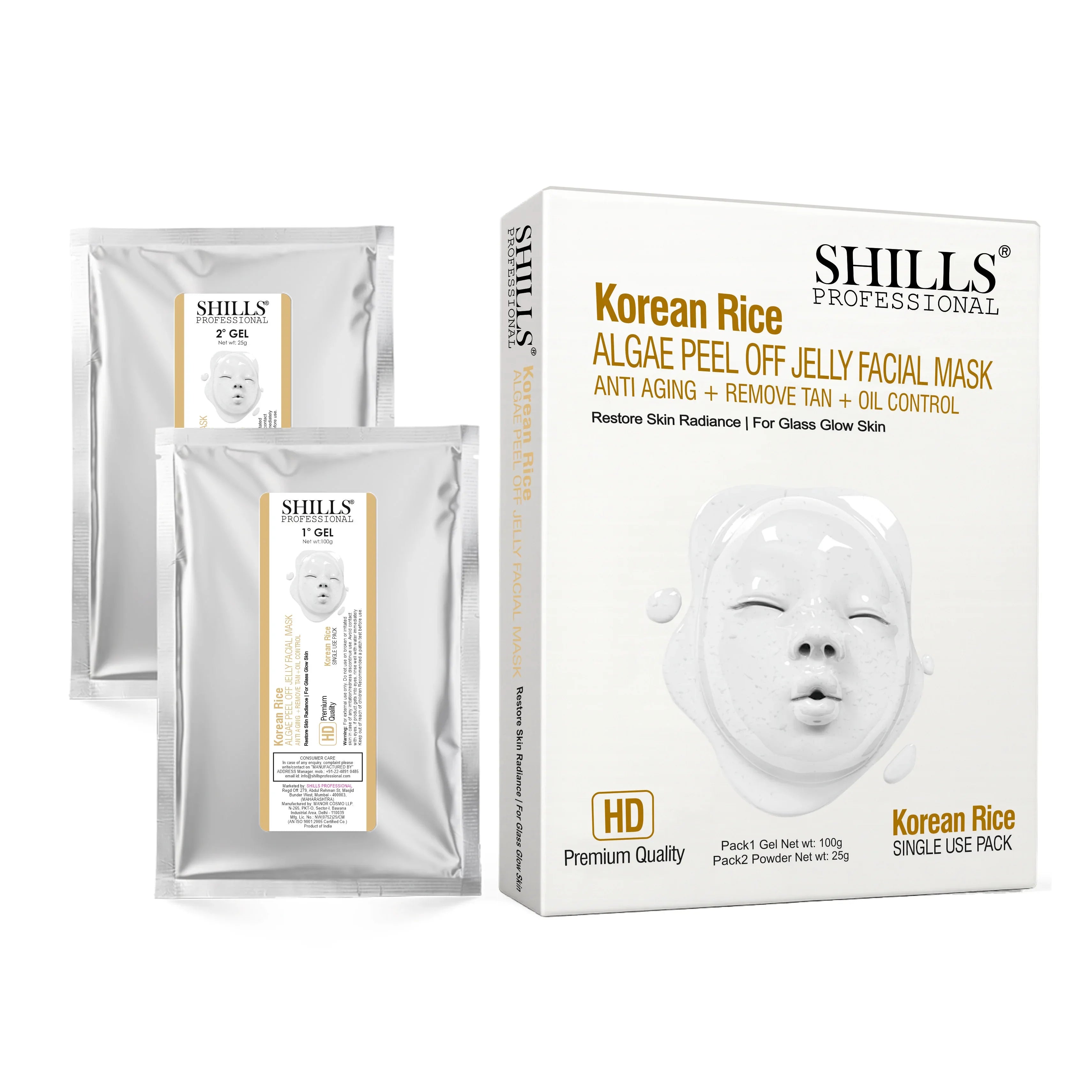 Algae Peel Off Jelly Facial Mask - Shills Professional