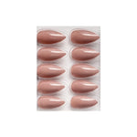 Glossy Solid Color Nails Sharp Almond(SPN605-SPN630) - Shills Professional
