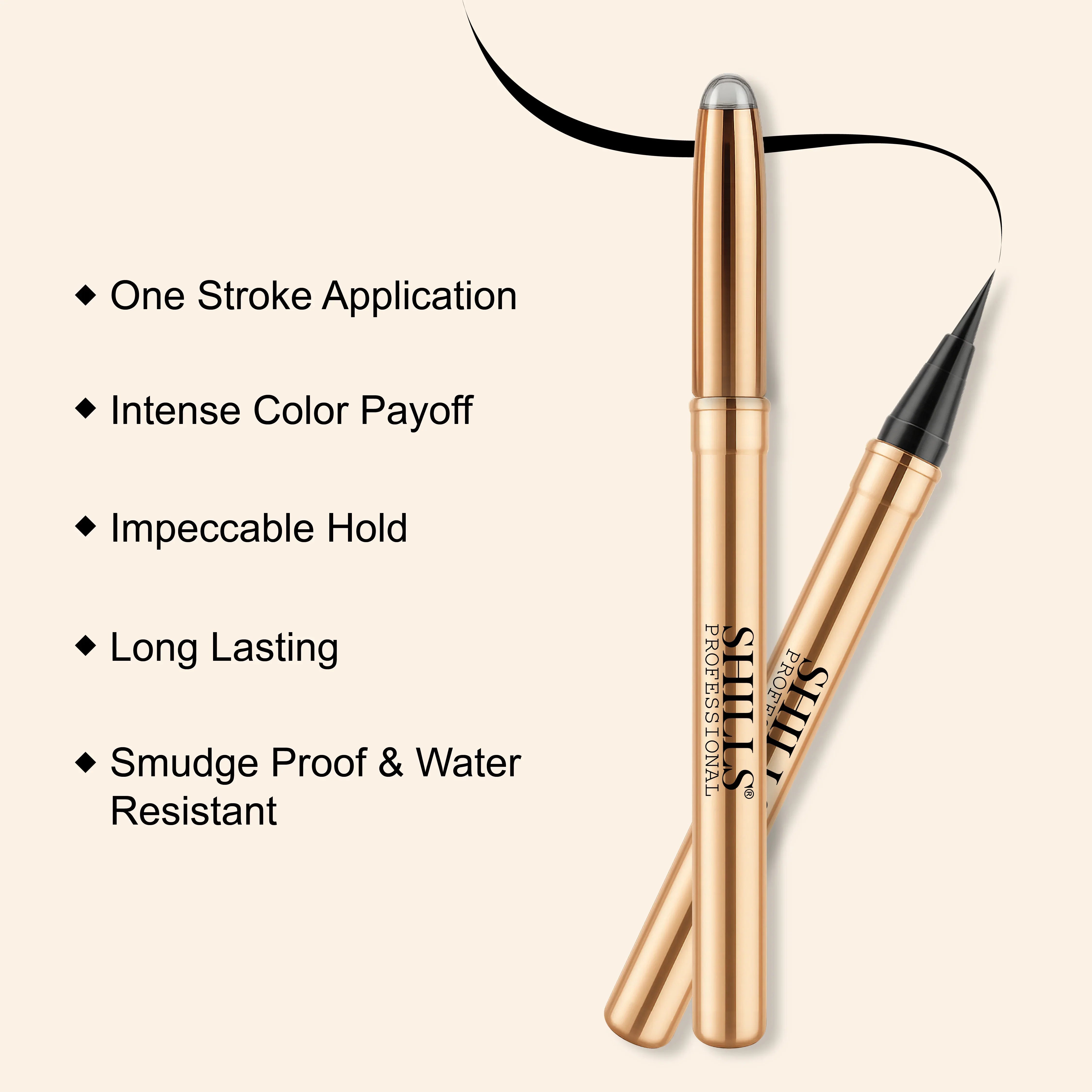 One Stroke Eyeliner - Shills Professional