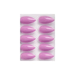 Glossy Solid Color Nails Sharp Almond(SPN631-SPN656) - Shills Professional