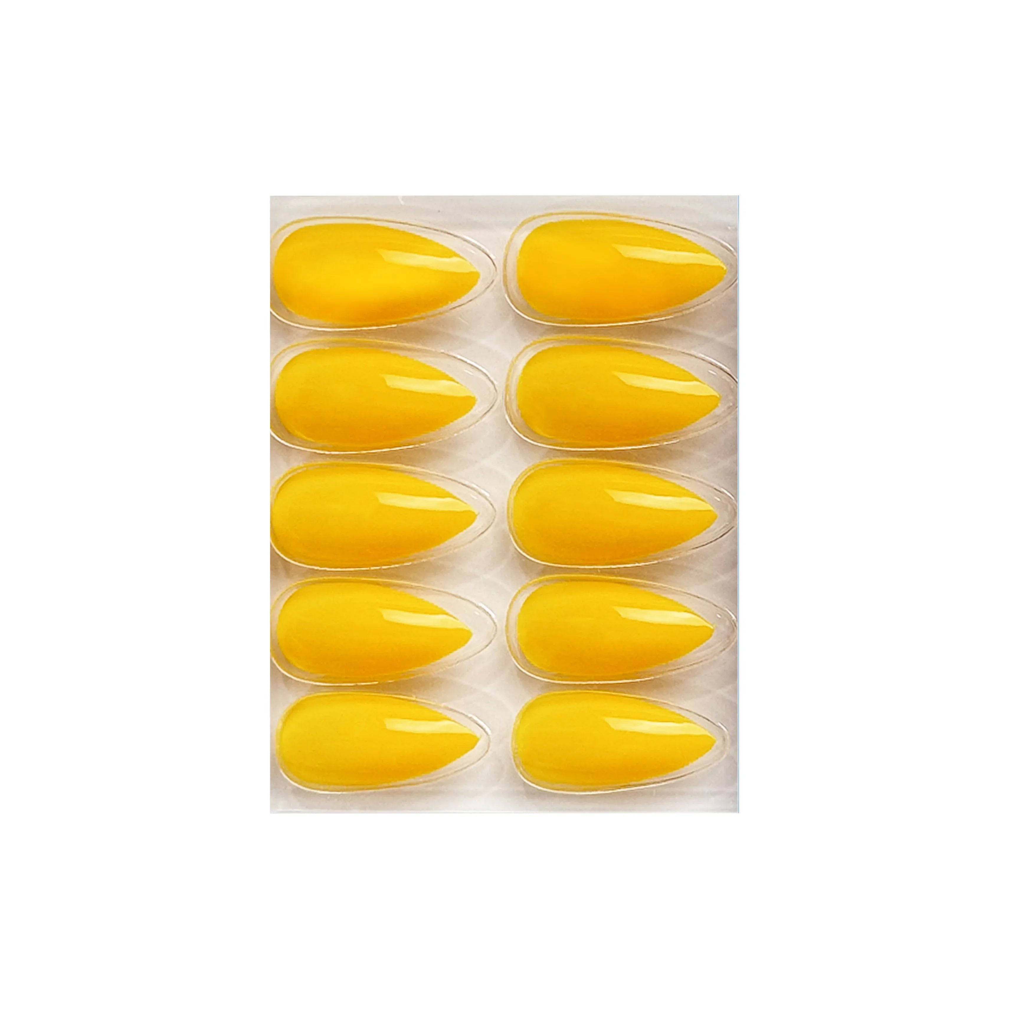Glossy Solid Color Nails Sharp Almond(SPN631-SPN656) - Shills Professional