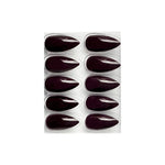 Glossy Solid Color Nails Sharp Almond(SPN605-SPN630) - Shills Professional