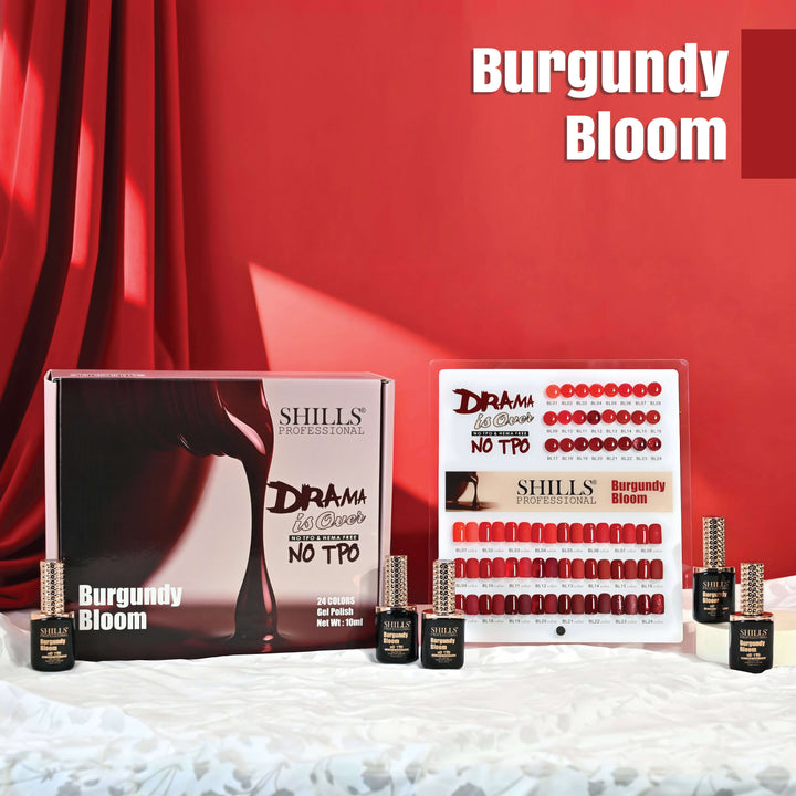 Drama Is Over Burgundy Bloom - Shills Professional