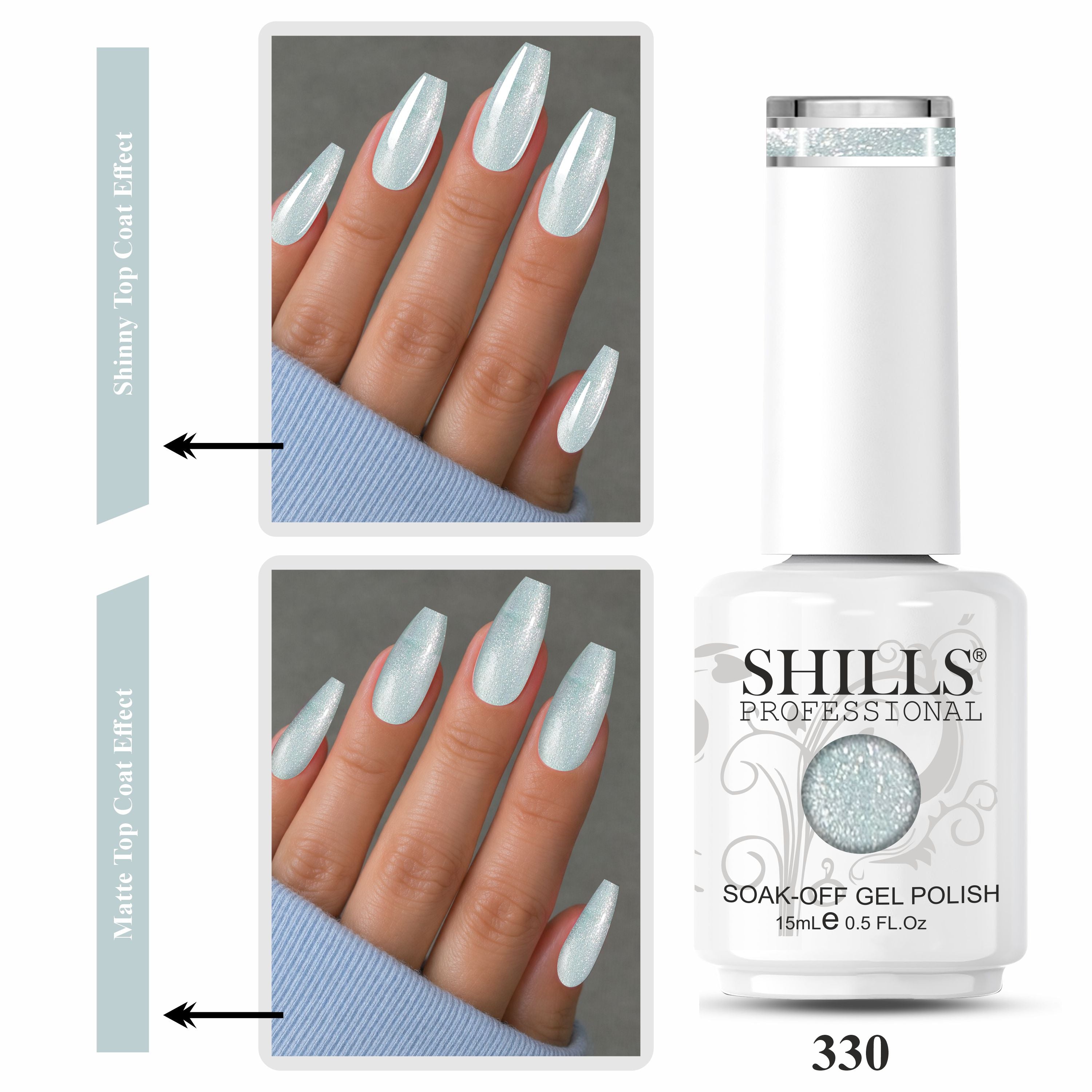 SHILLS PROFESSIONAL UV/LED Pearl Gel Polish 15ml