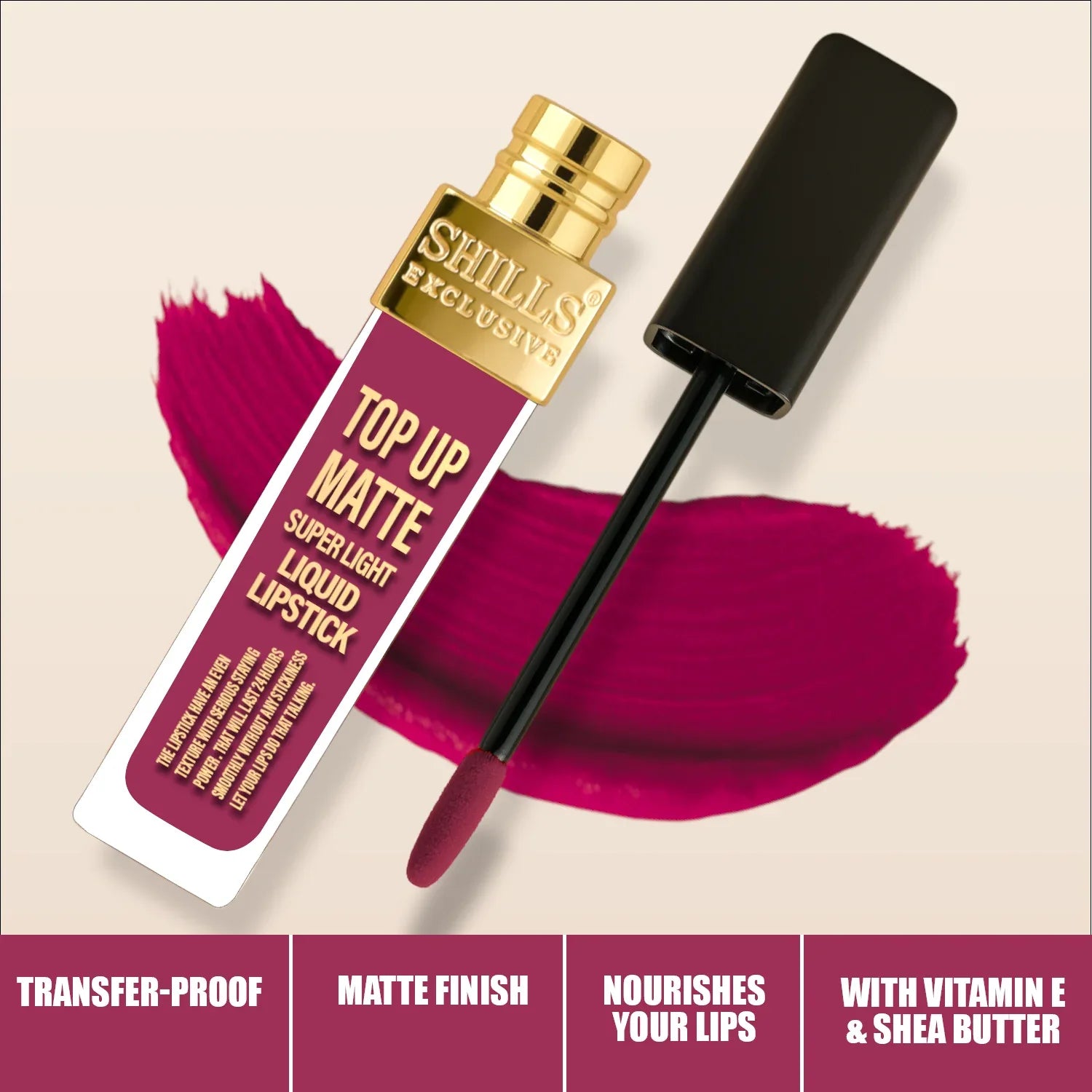 Top Up Matte Lipstick - Shills Professional