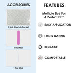 Glossy Solid Color Nails Oval(SPN527-SPN552) - Shills Professional