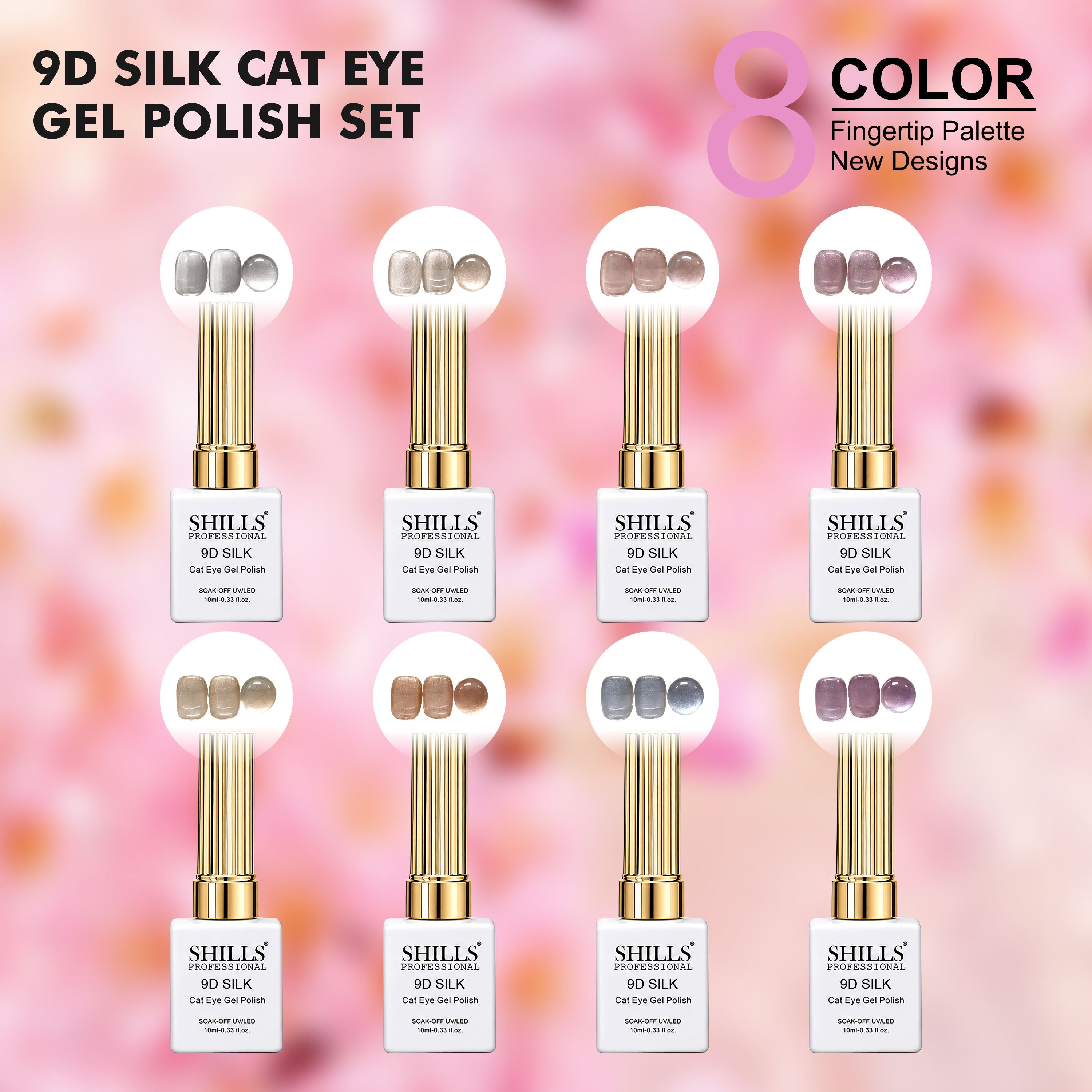 9D Silk Cat Eye Gel Polish Set