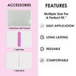 Glossy Solid Color Nails Oval(SPN527-SPN552) - Shills Professional