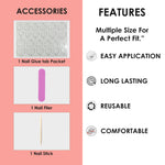 French Nails Squoval(SPN721-SPN733) - Shills Professional