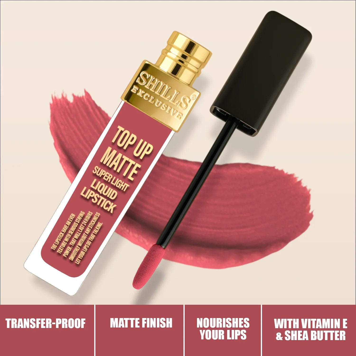 Top Up Matte Lipstick - Shills Professional