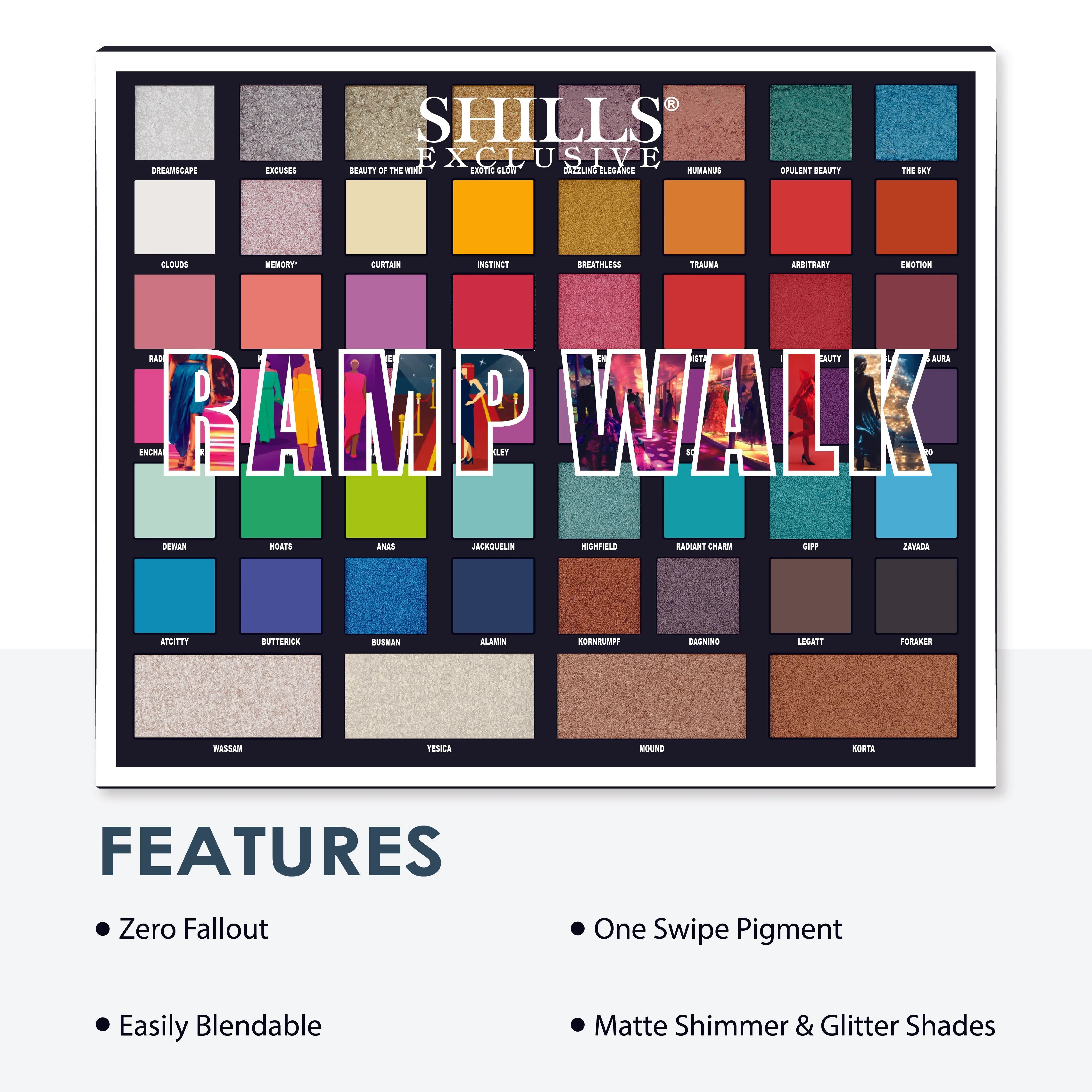 Ramp Walk Eyeshadow - Shills Professional
