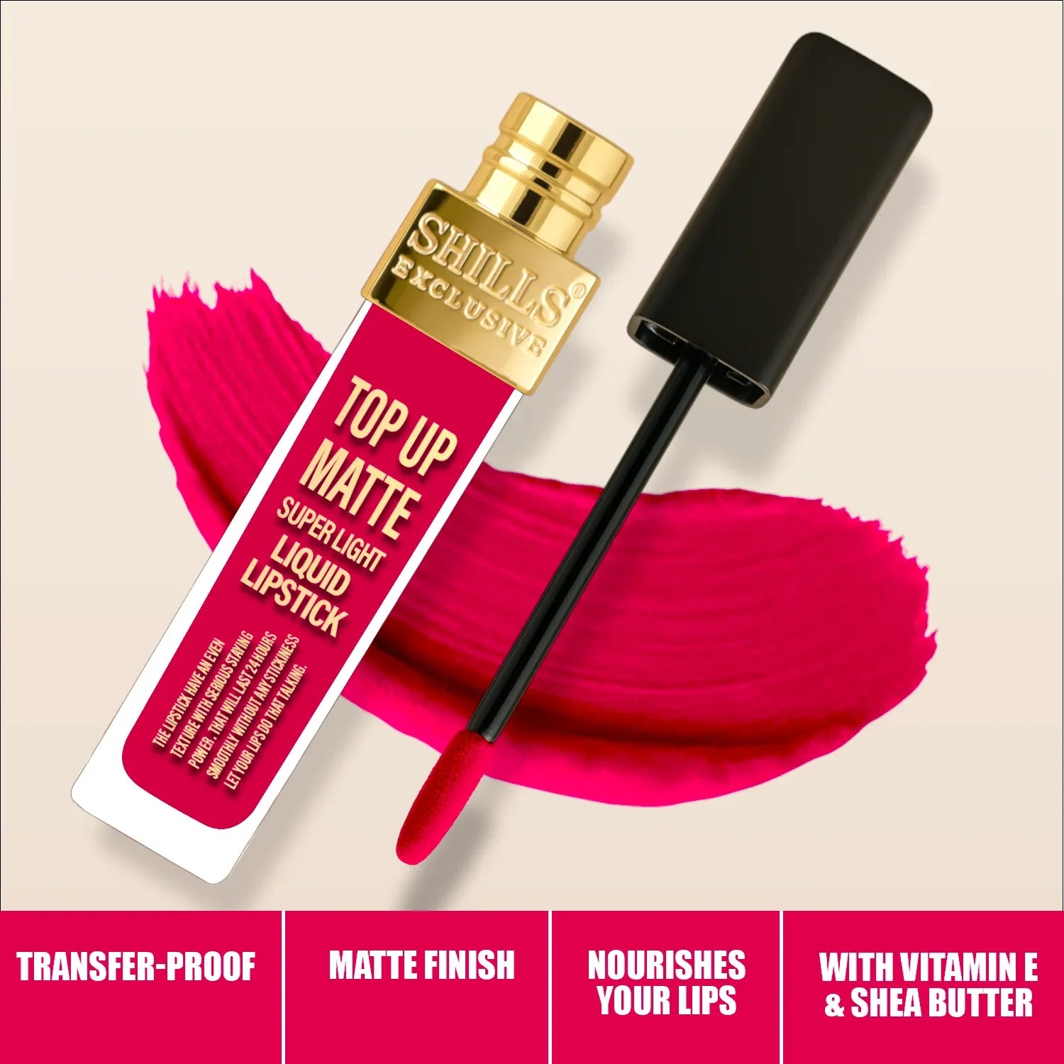 Top Up Matte Lipstick - Shills Professional