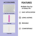 Matte Solid Color Nails Oval(SPN657-SPN666) - Shills Professional