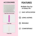 Glossy Solid Color Nails Oval(SPN527-SPN552) - Shills Professional