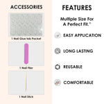 Glossy Solid Color Nails Oval(SPN527-SPN552) - Shills Professional