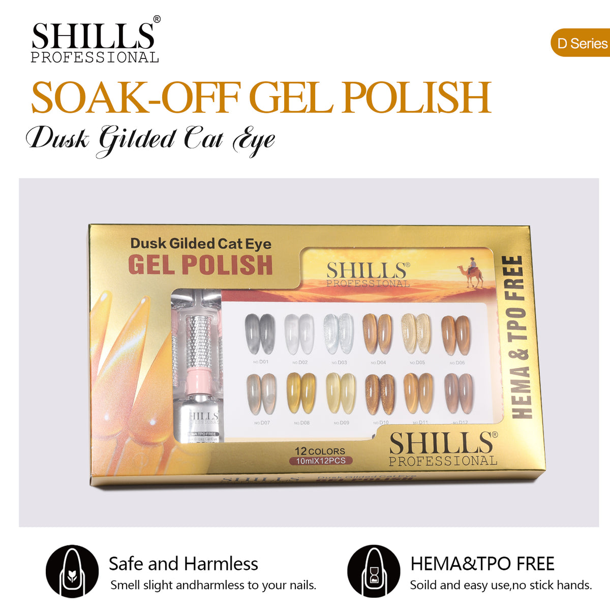 DUSK GLIDED CAT EYE GEL POLISH SET
