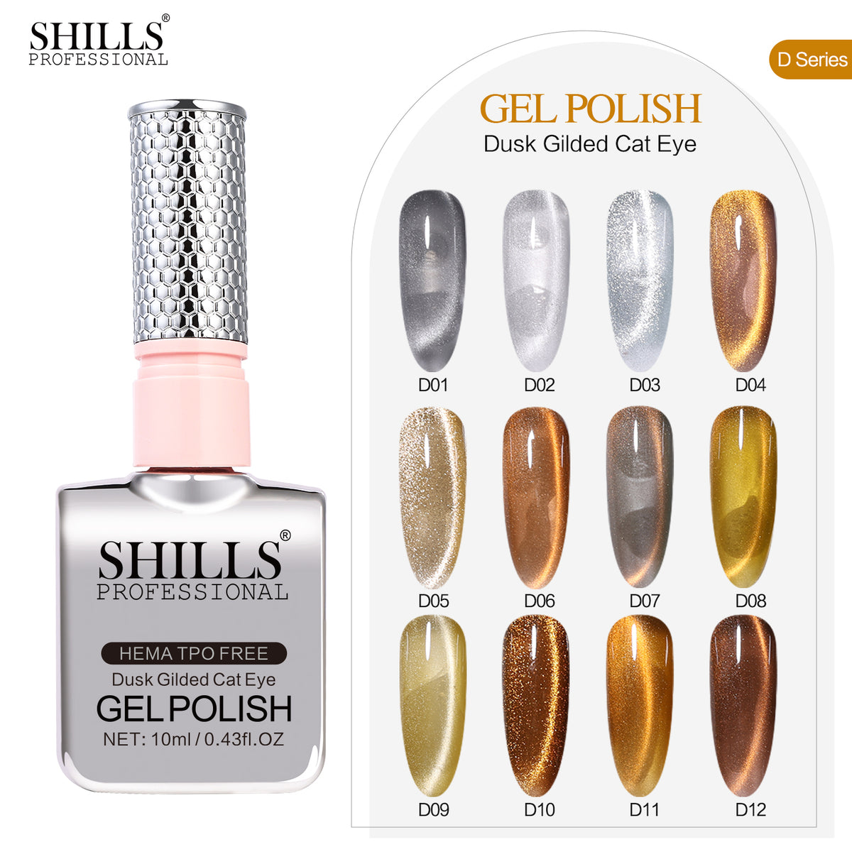 DUSK GLIDED CAT EYE GEL POLISH SET