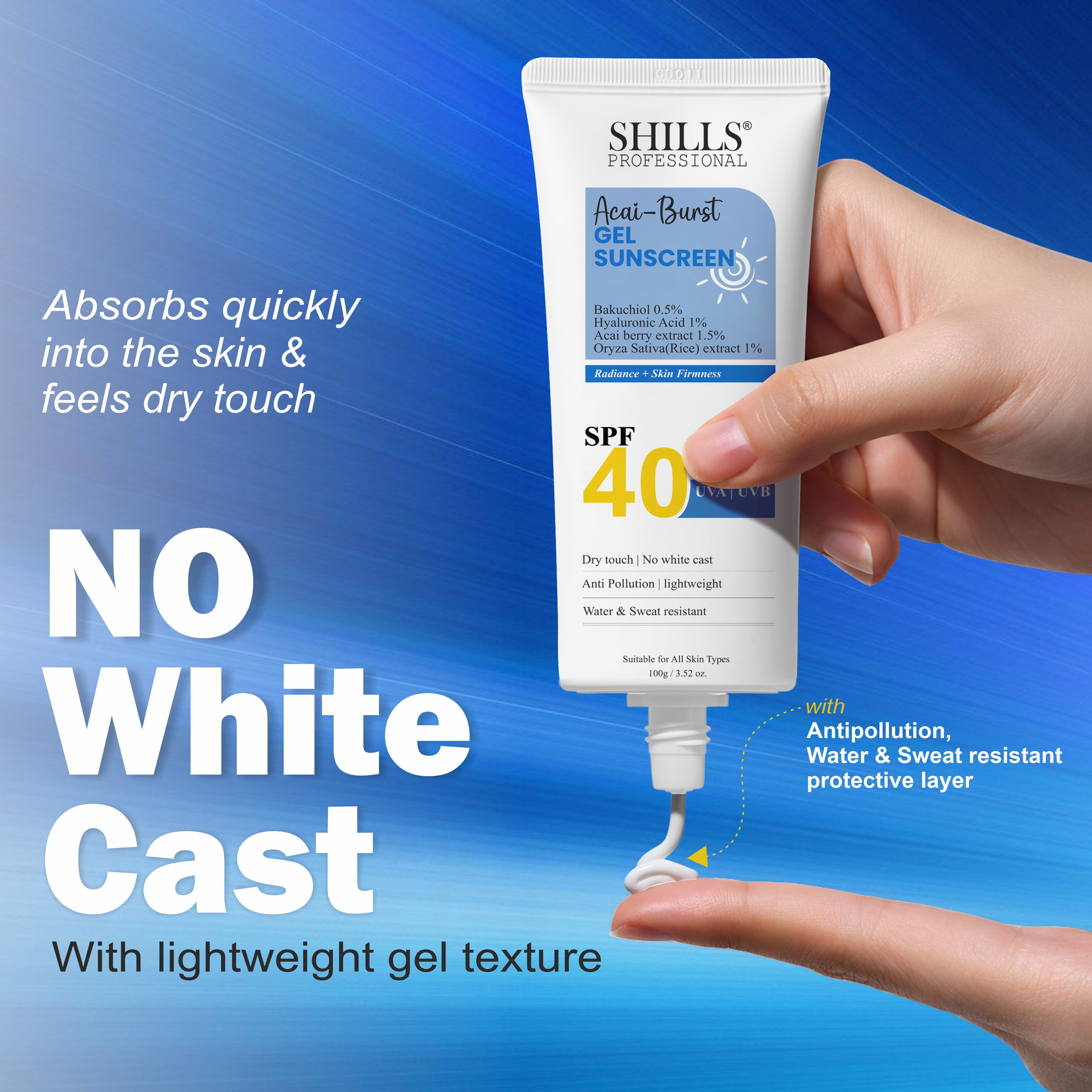 SHILLS Acai-Burst Gel Sunscreen SPF 40 PA+++