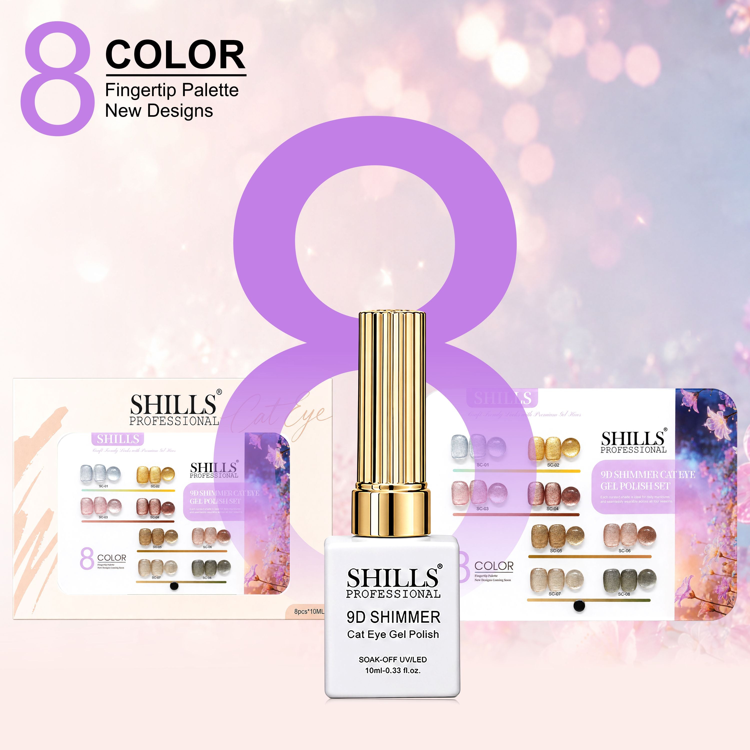 9D Shimmer Cat Eye Gel Polish Set