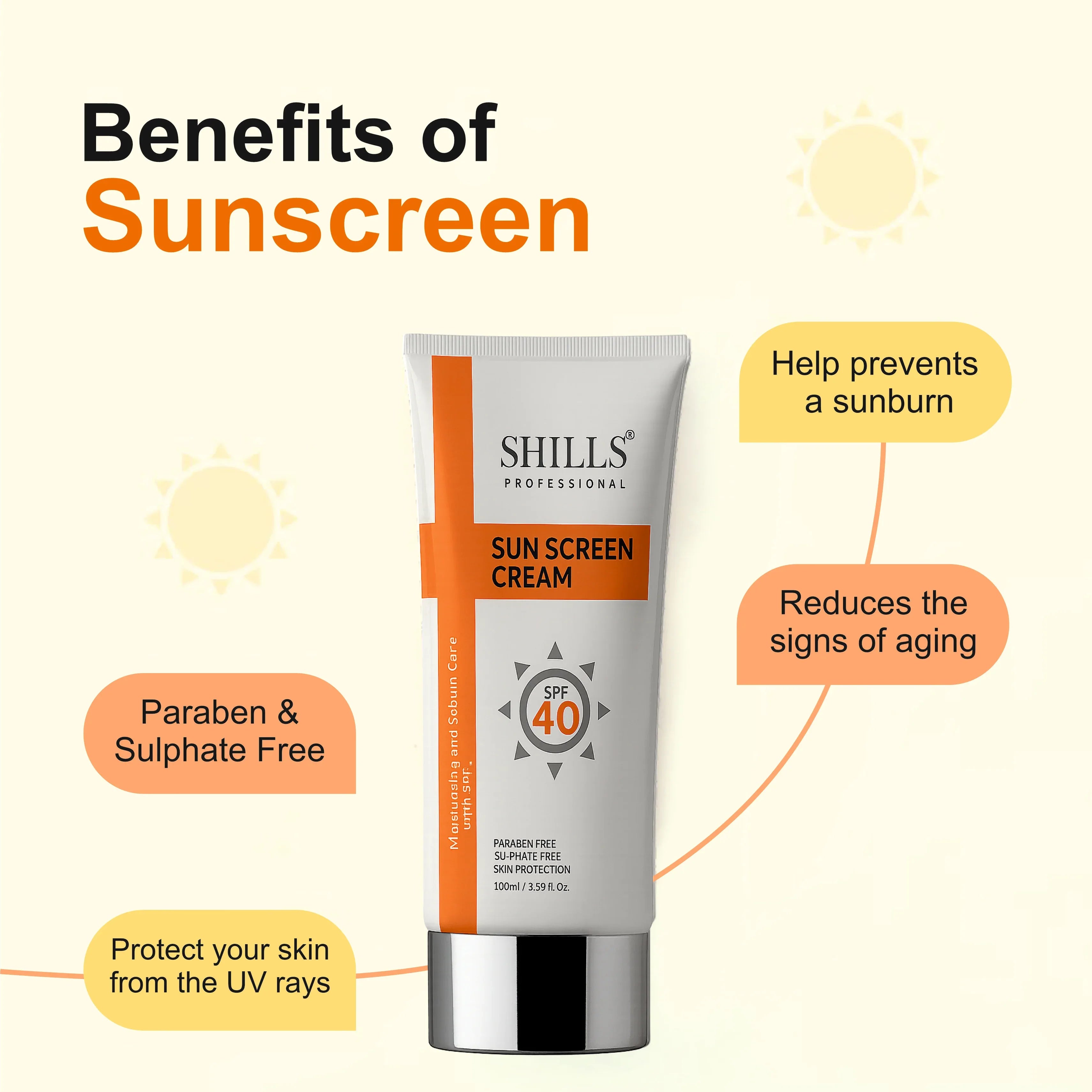 Sun Screen - Shills Professional