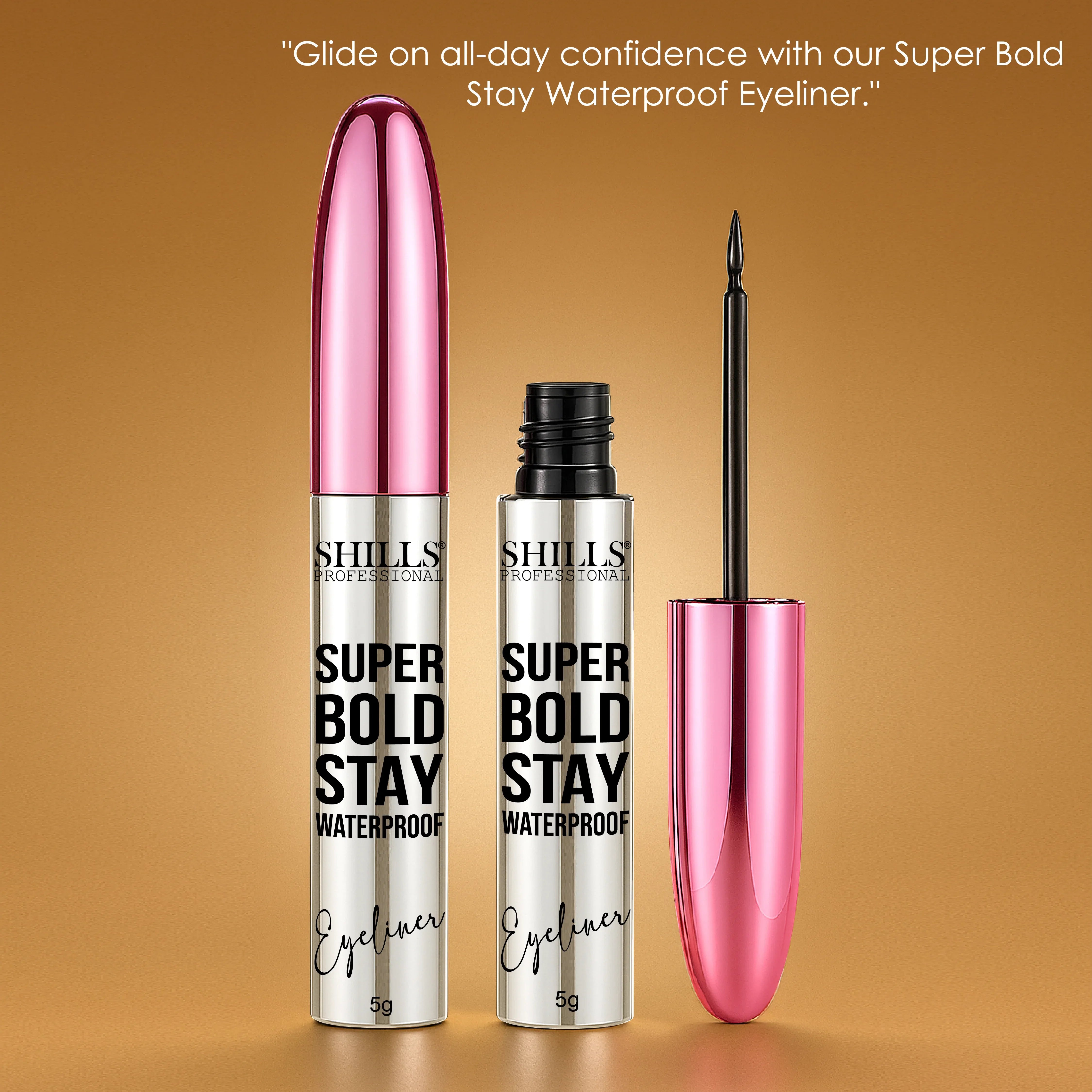 SUPER BOLD STAY EYELINER - Shills Professional