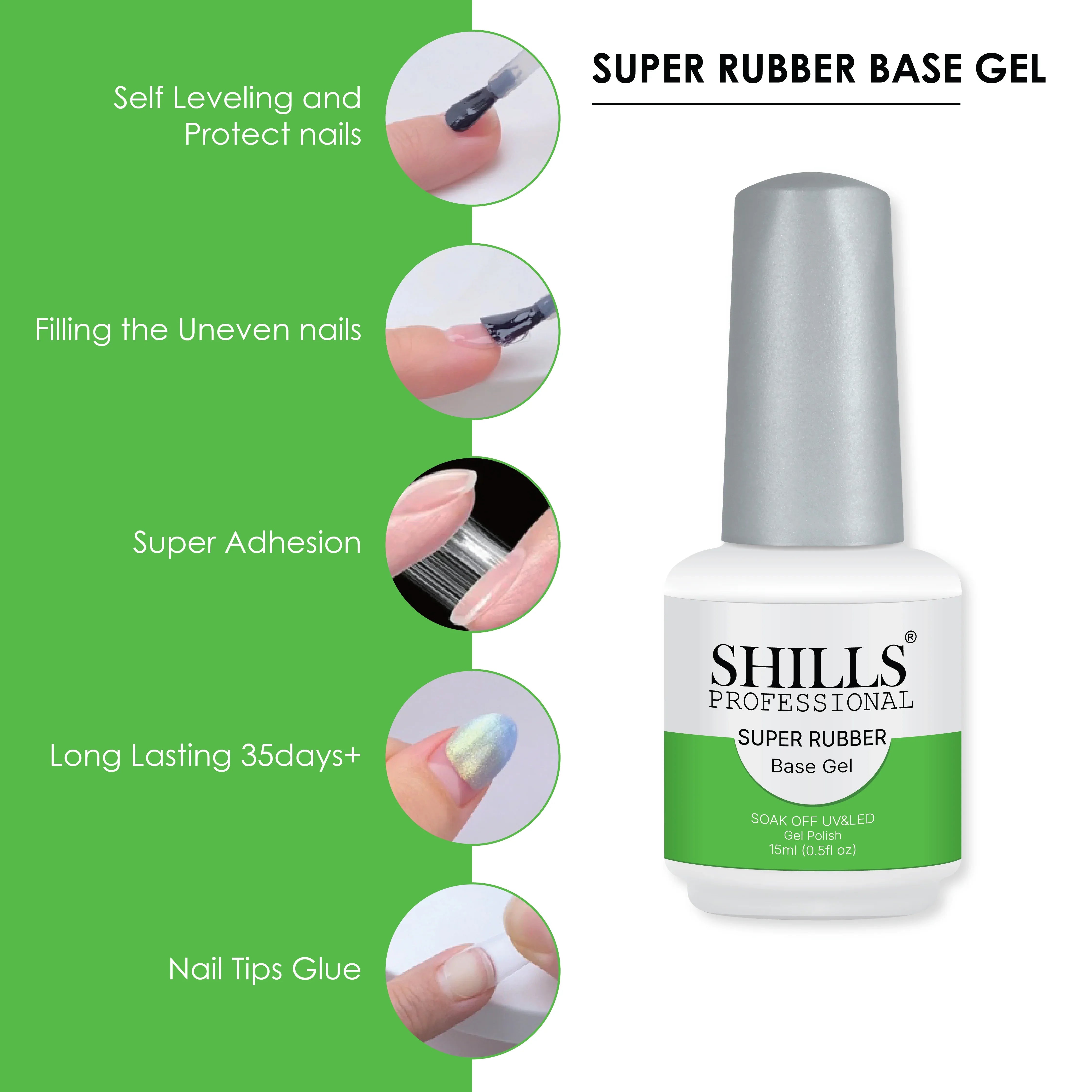 Super Rubber Base Gel - Shills Professional