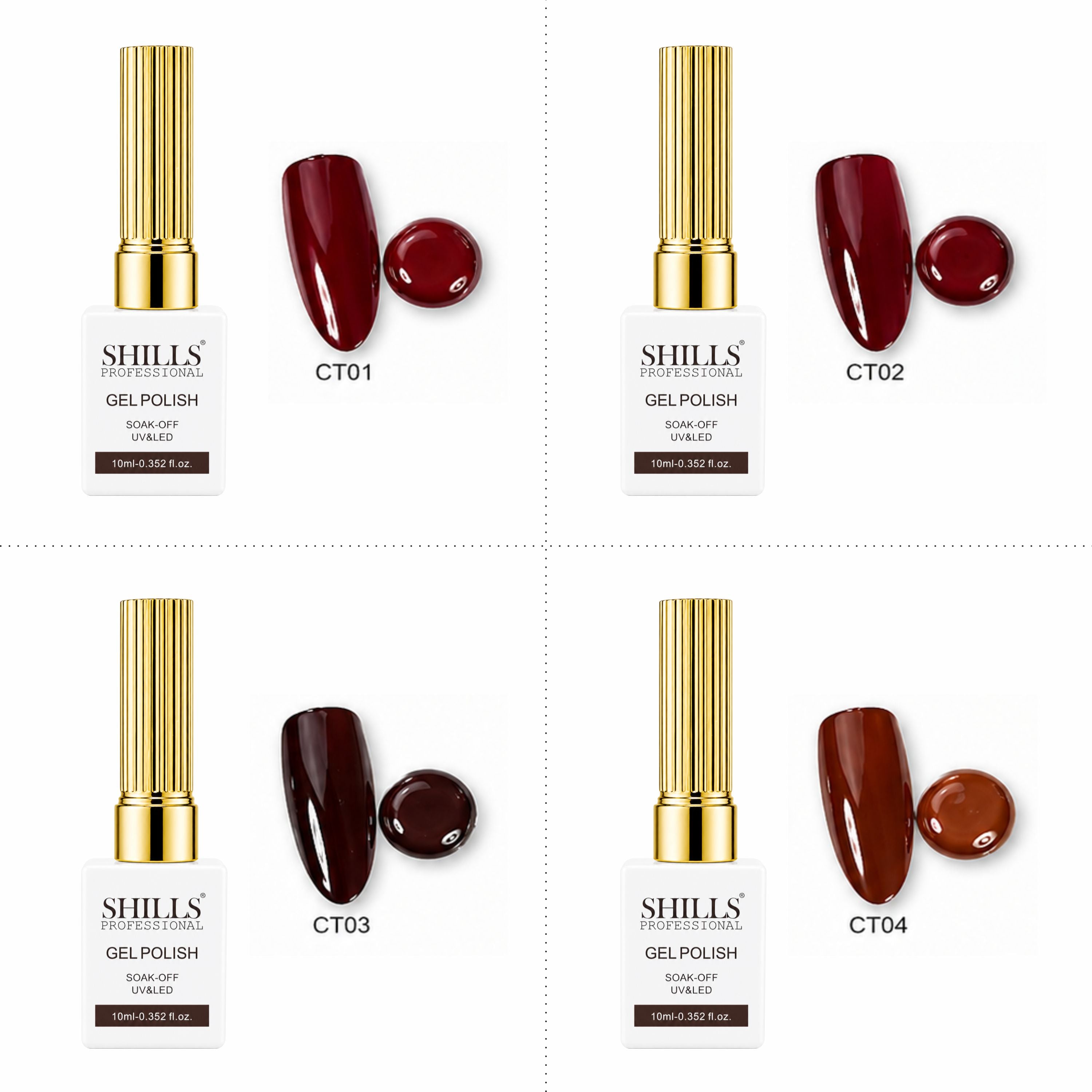 Chestnut Gel Polish Set
