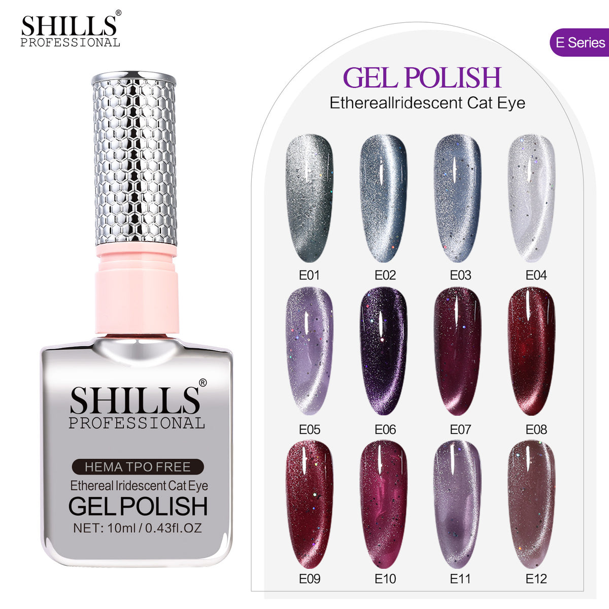 ETHEREAL IRIDESCENT CAT EYE GEL POLISH SET