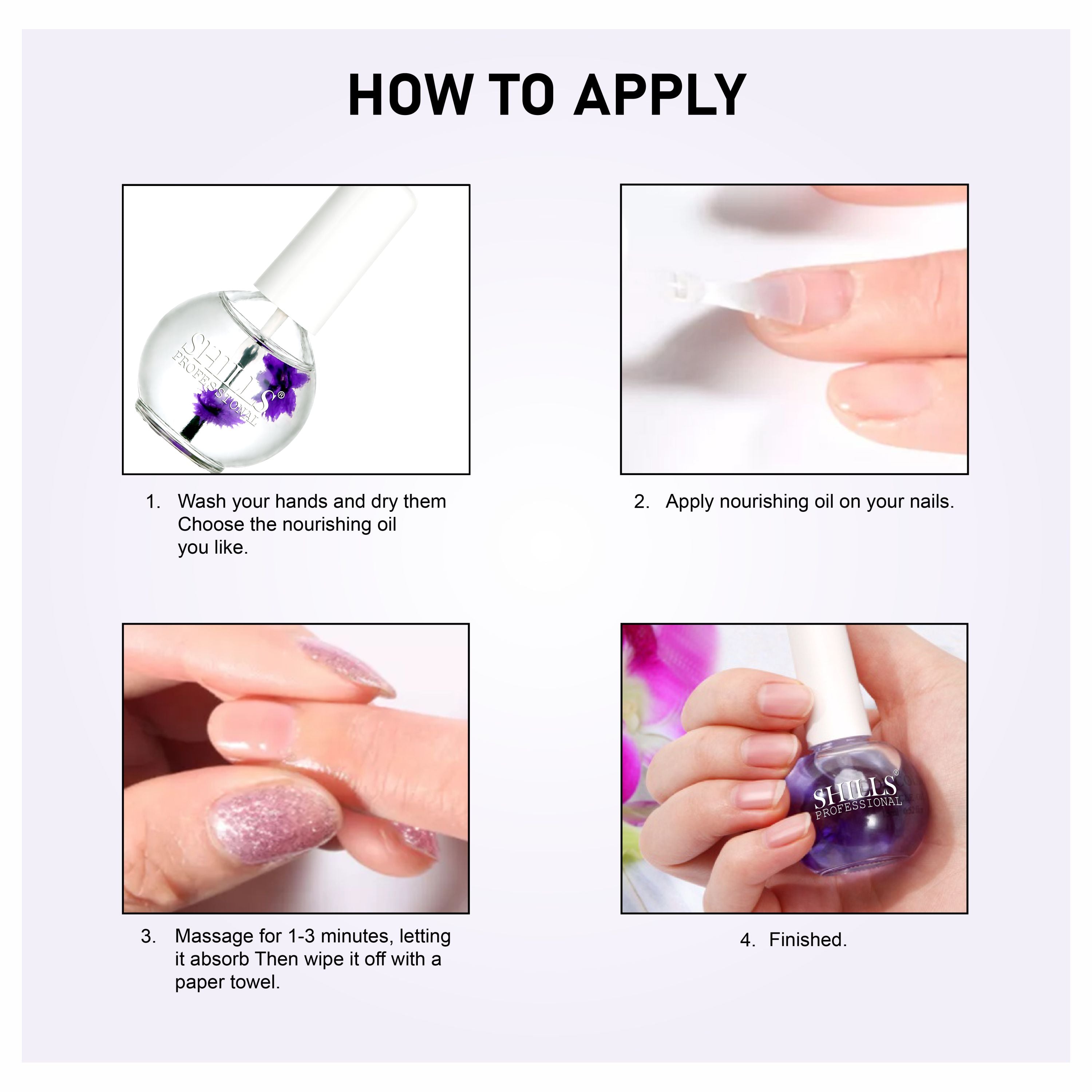 Nail Care Kit with Cuticle Oil & Nail Prep