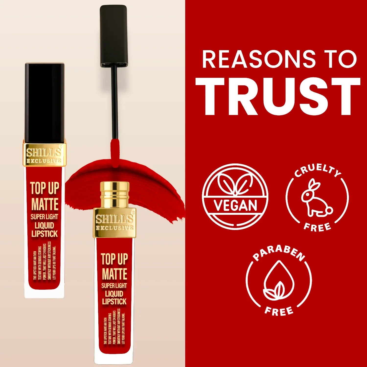 Top Up Matte Lipstick - Shills Professional