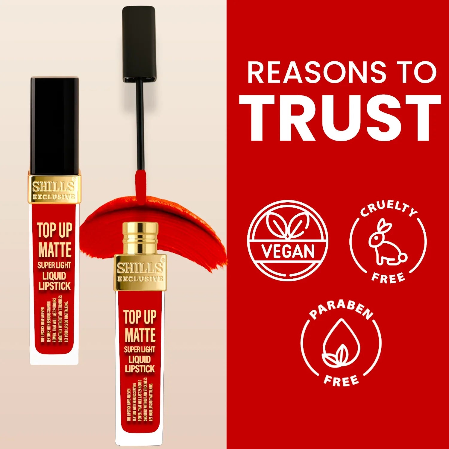 Top Up Matte Lipstick - Shills Professional