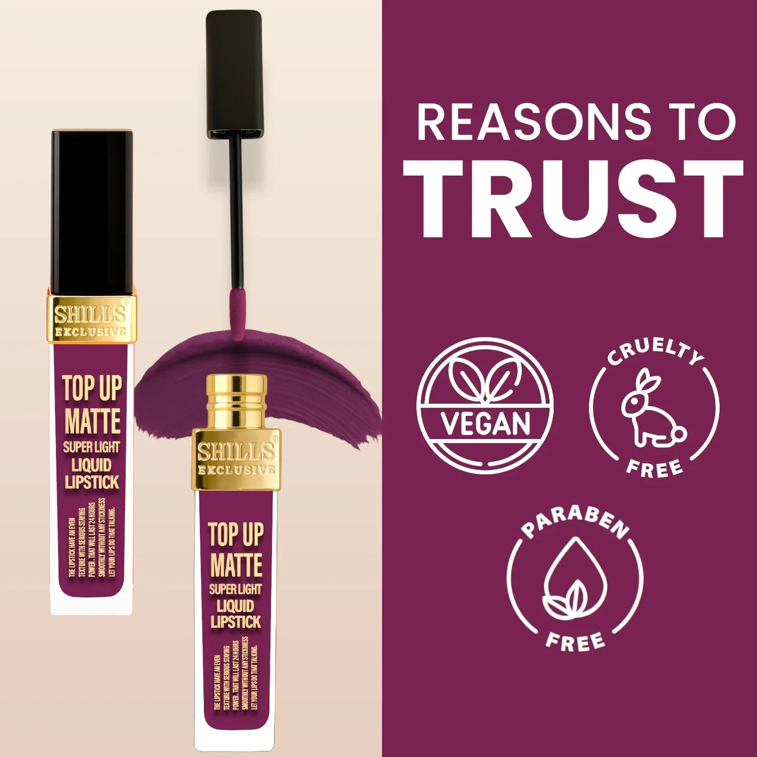 Top Up Matte Lipstick - Shills Professional