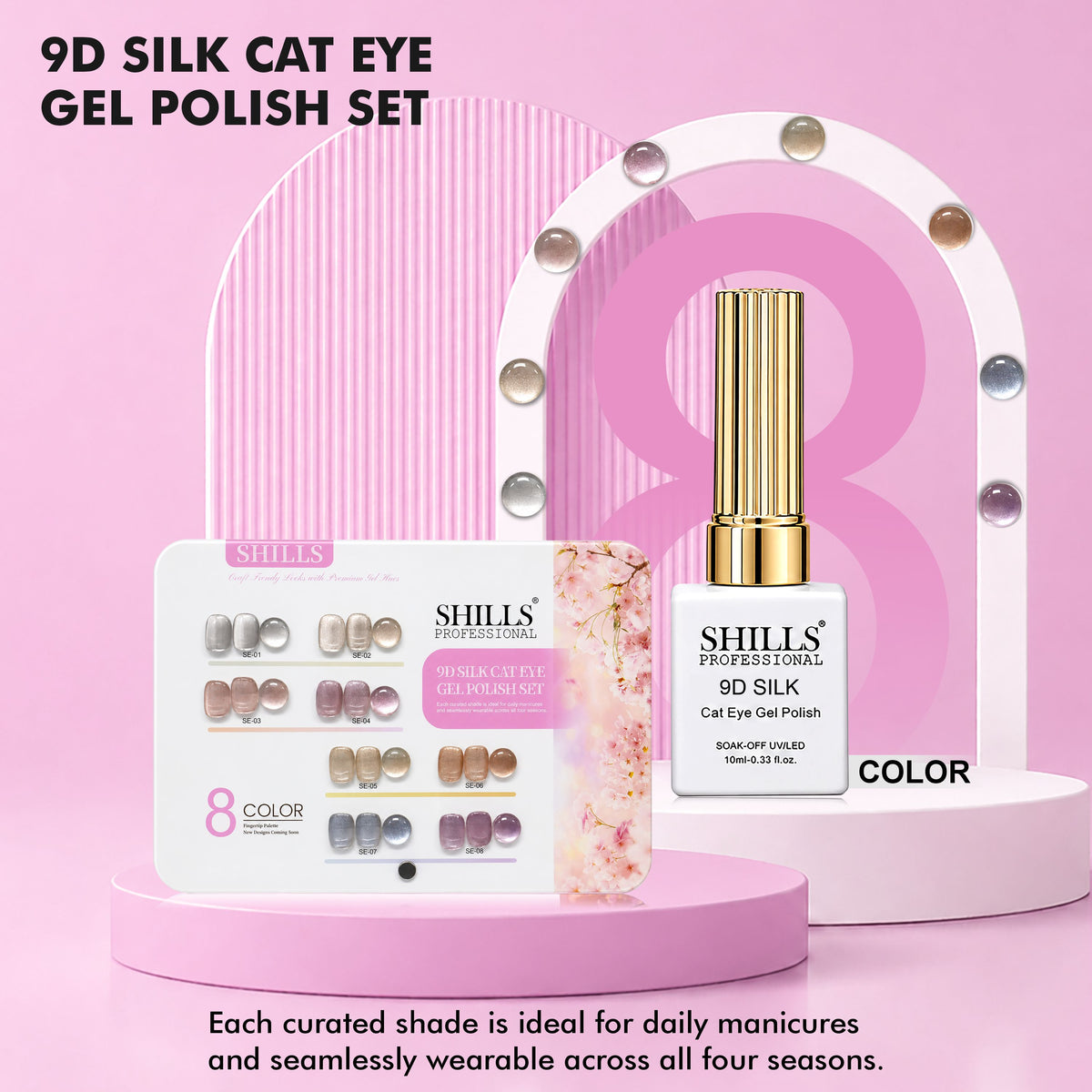 9D Silk Cat Eye Gel Polish Set