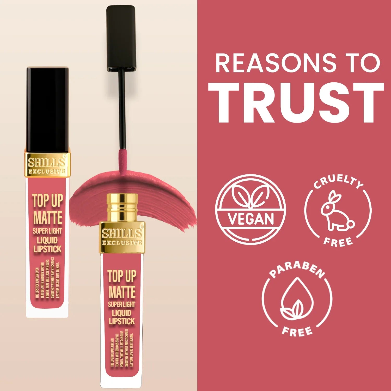 Top Up Matte Lipstick - Shills Professional