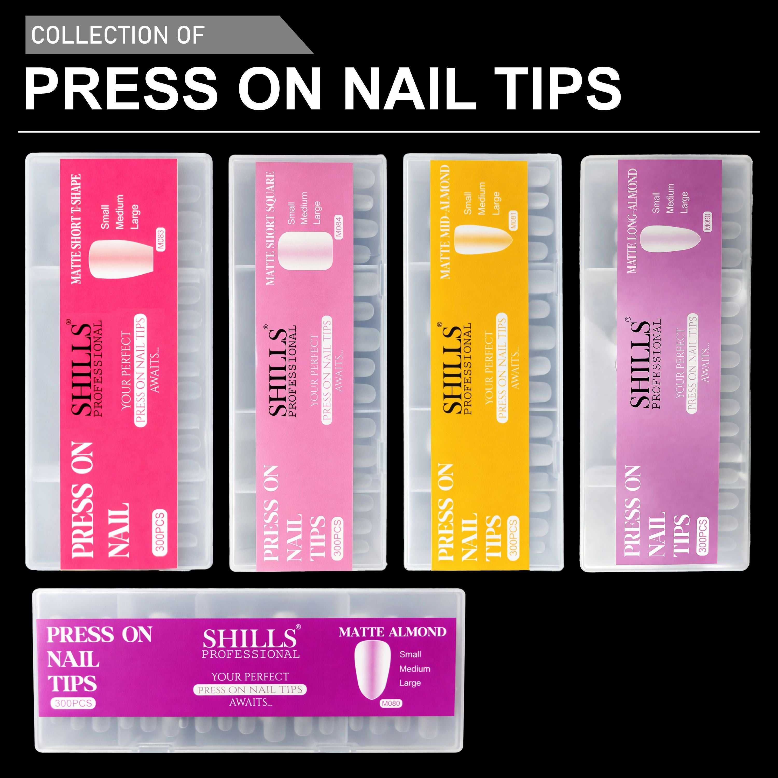 Press On Nail Tips – Matte Short Square