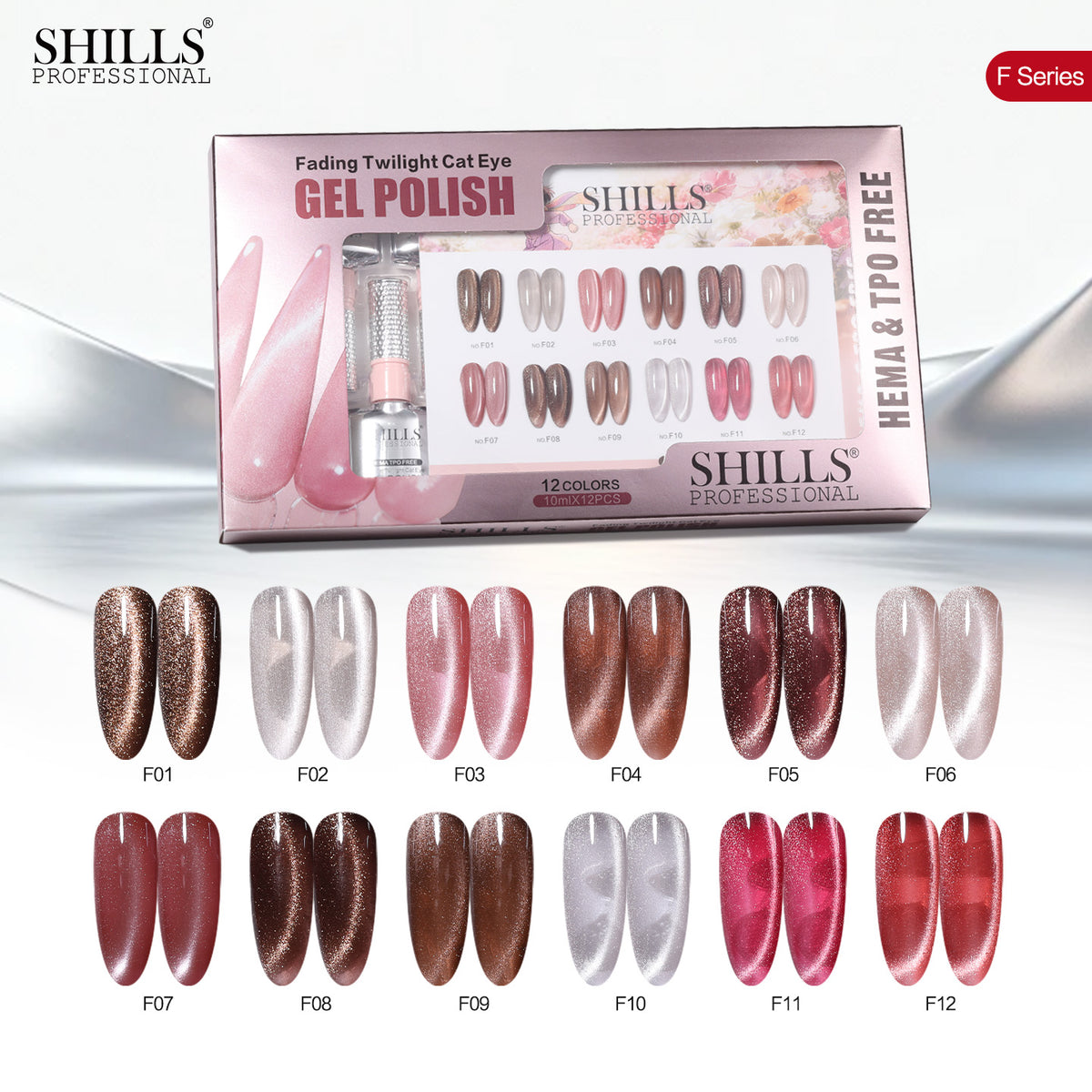 FADING TWILIGHT CAT EYE GEL POLISH SET